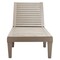 Outdoor Recliner Chaise Lounge Chair Adjustable Height 5 Position Backrest